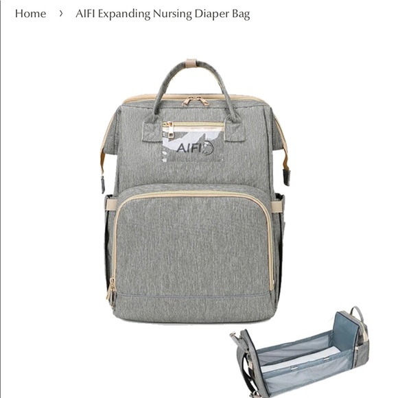 AIFI Expanding Nursing Diaper Bag - Picture 2 of 6
